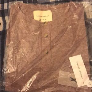 Short Sleeve Henley Tee